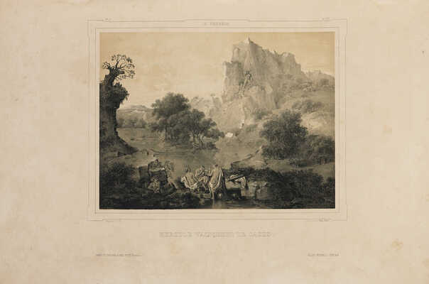 Императорская Эрмитажная галерея, литографированная лучшими артистами Франции... СПб. Тетрадь 14. 1845.